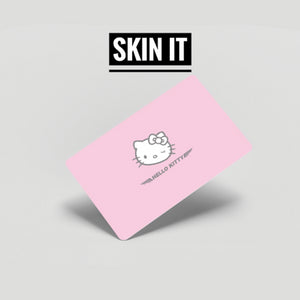 Hello Kitty pink bg atm card sticker