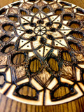 Handmade Pyrography “Wood Burned” & Deeply Carved Artwork