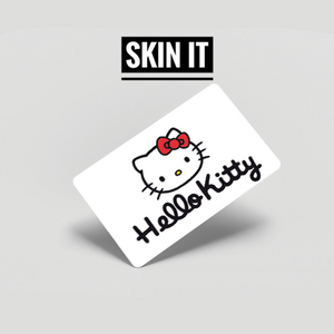 Hello Kitty white bg atm card sticker