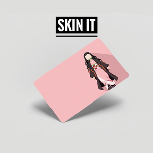 Demon Slayer Nezuko atm card sticker