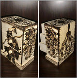 Handmade Pyrography (Wood Burned) And Carved “Jewelry Casket”