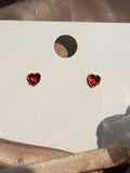 Red Heart Earrings