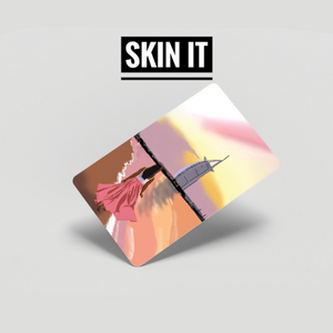 Dubai girl atm card sticker